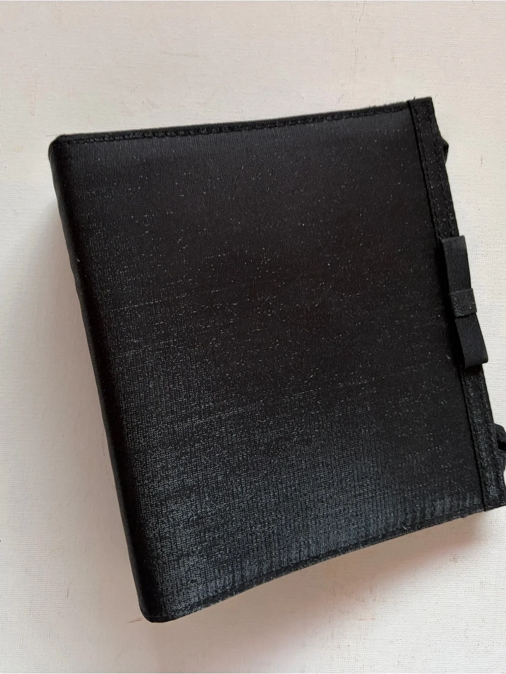 Avon Black Satin Clutch Mini Bag